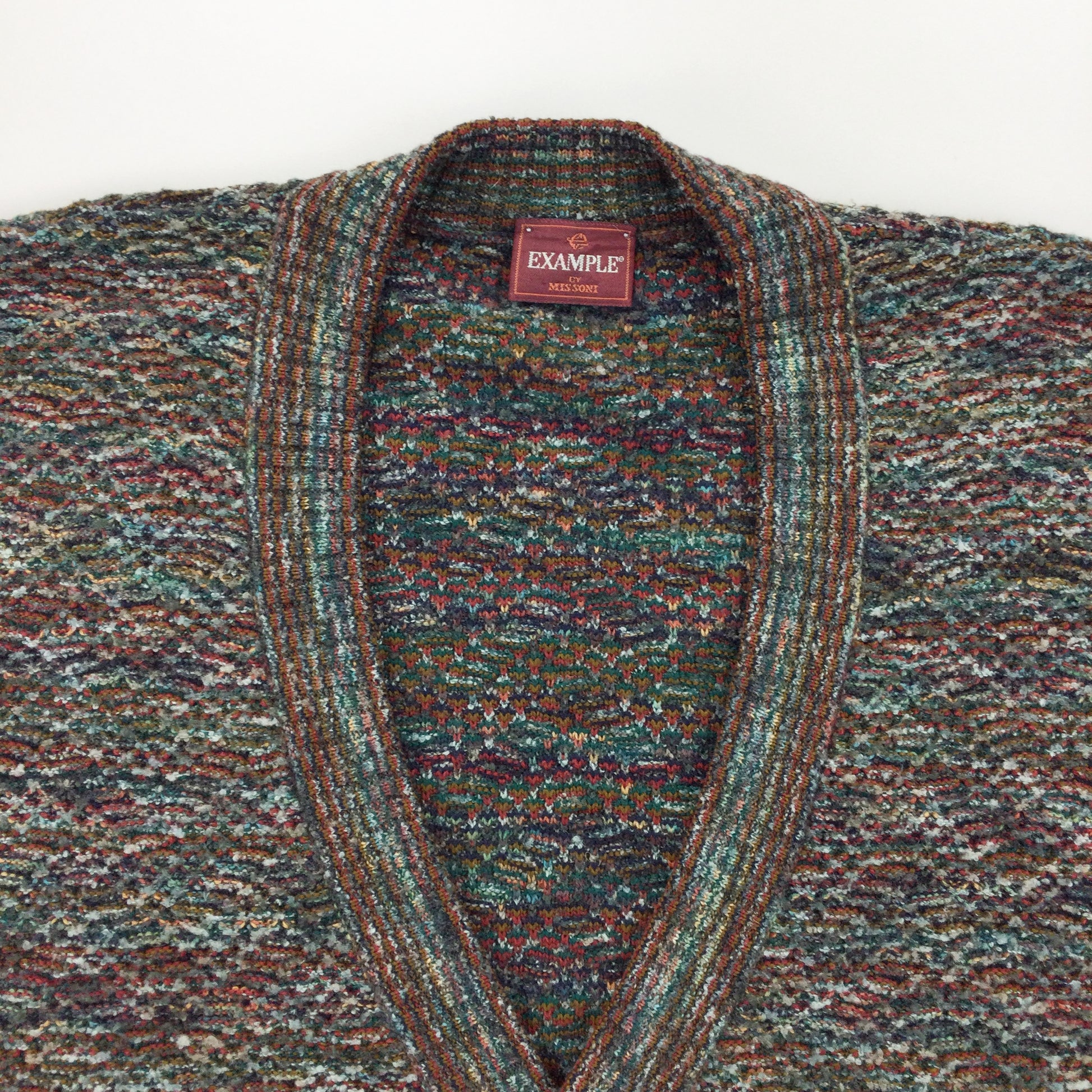 Example by Missoni 90s Cardigan - XL-MISSONI-olesstore-vintage-secondhand-shop-austria-österreich