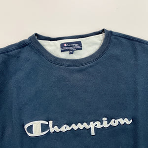 Champion Spellout Sweatshirt - Large-Champion-olesstore-vintage-secondhand-shop-austria-österreich