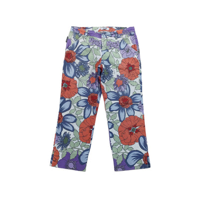 Moschino Flower Pant - Women/M-MOSCHINO-olesstore-vintage-secondhand-shop-austria-österreich