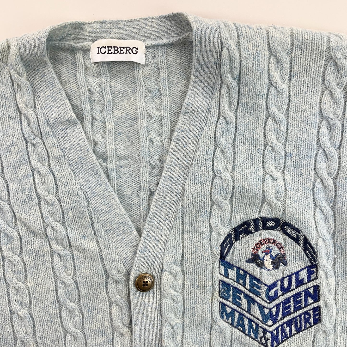 Iceberg 90s Cardigan - XXL-ICEBERG-olesstore-vintage-secondhand-shop-austria-österreich