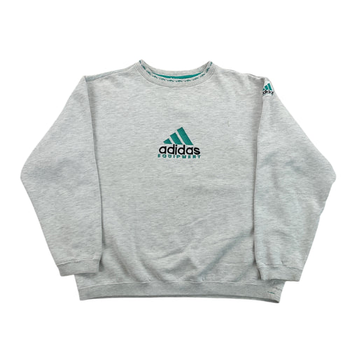 Adidas 90s Equipment Sweatshirt - Medium-ADIDAS-olesstore-vintage-secondhand-shop-austria-österreich