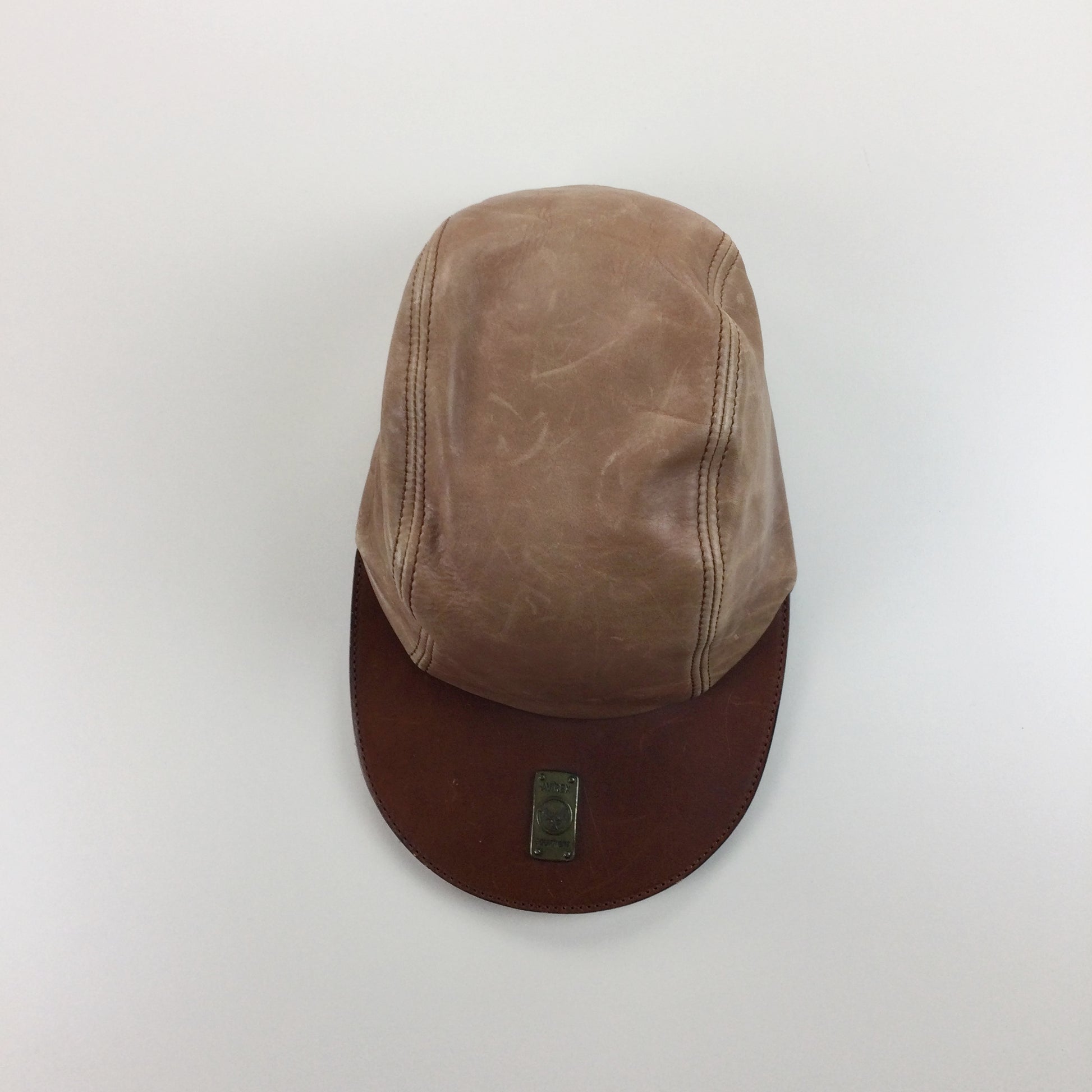 Avirex Leather Cap-AVIREX-olesstore-vintage-secondhand-shop-austria-österreich