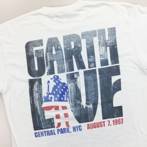 Garth Brooks Live NYC 1997 T-Shirt - XL-DELTA-olesstore-vintage-secondhand-shop-austria-österreich