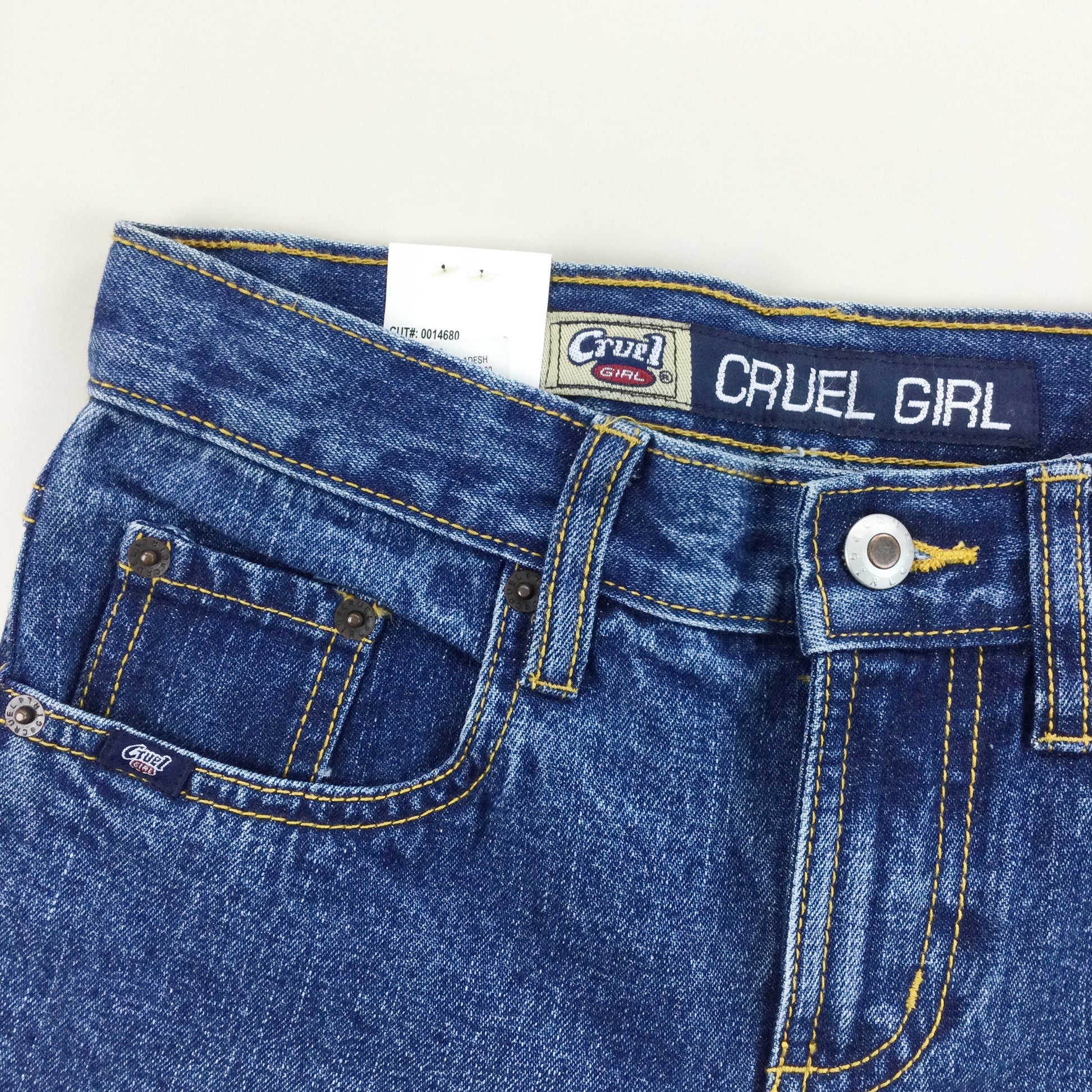 Cruel Girl 'Georgina' Low Rise Jeans - 12S-Cruel Girl-olesstore-vintage-secondhand-shop-austria-österreich