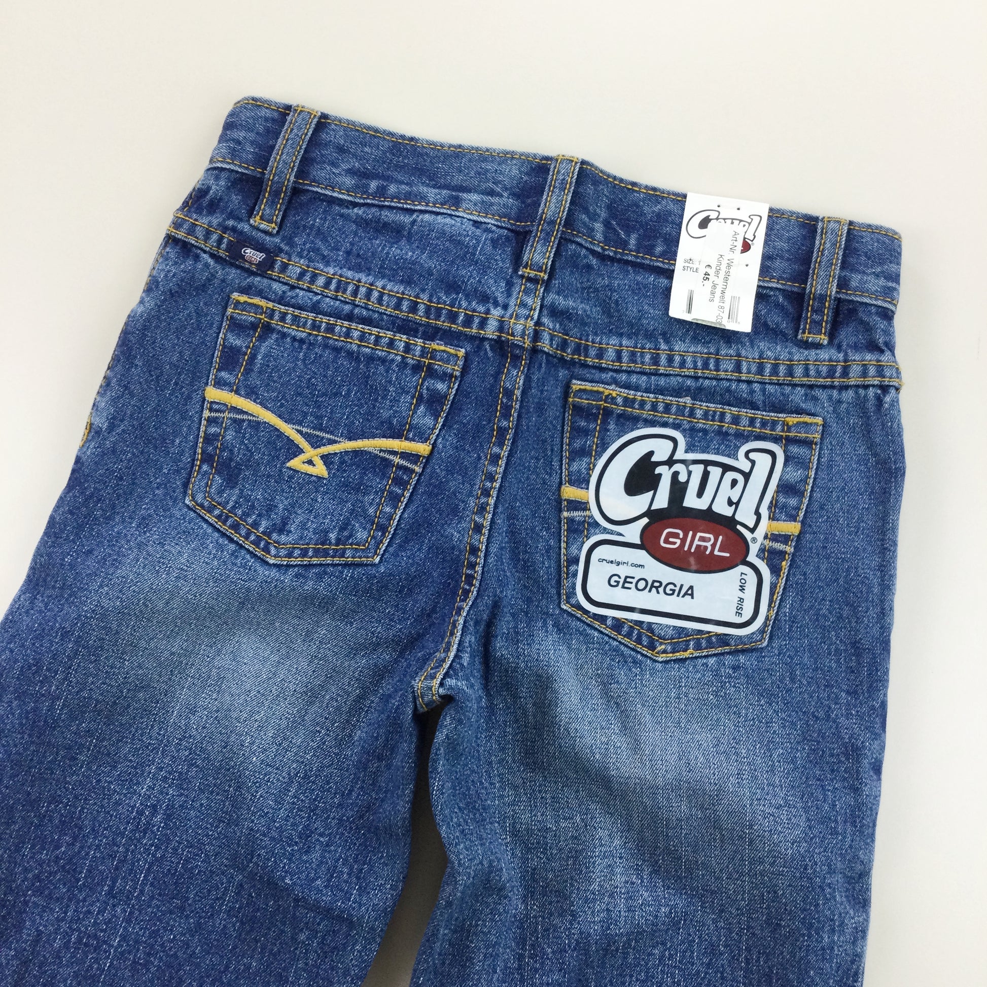 Cruel Girl 'Georgina' Low Rise Jeans - 12S-Cruel Girl-olesstore-vintage-secondhand-shop-austria-österreich