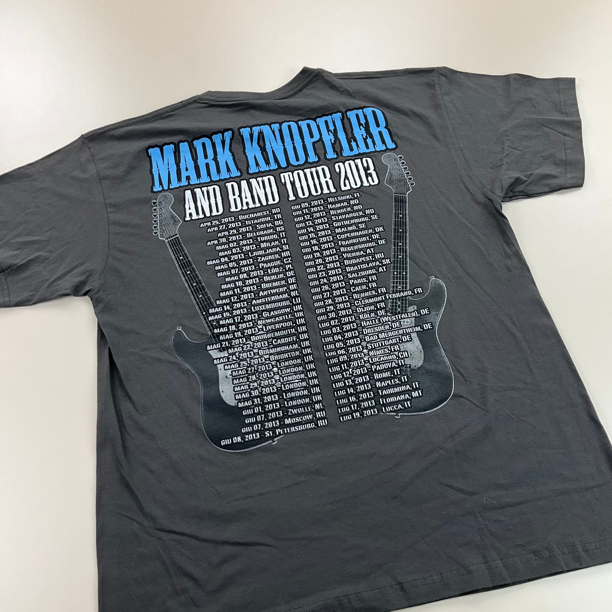 Mark Knopfler Tour T-Shirt - Large-JHK-olesstore-vintage-secondhand-shop-austria-österreich