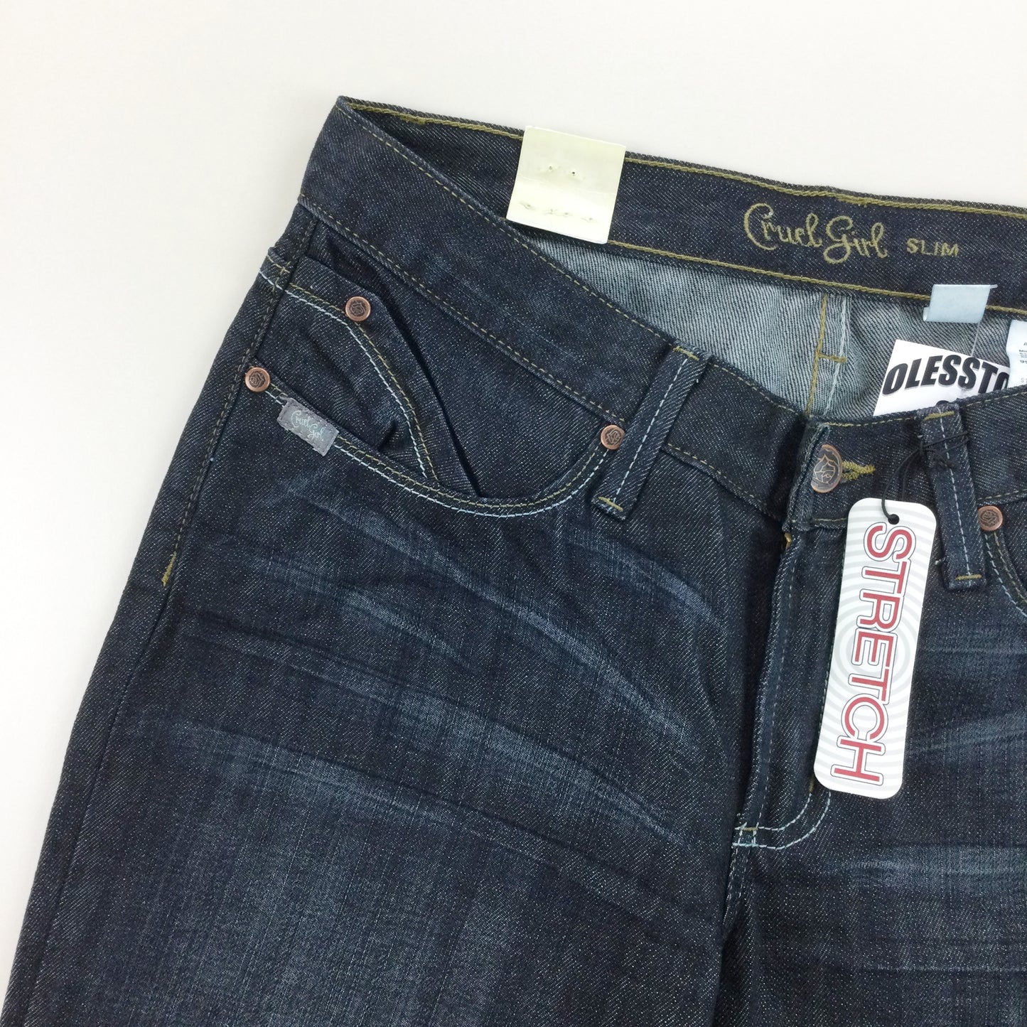 Cruel Girl Strech WILK 1526 Deadstock Jeans - W28 L34-CRUEL GIRL-olesstore-vintage-secondhand-shop-austria-österreich