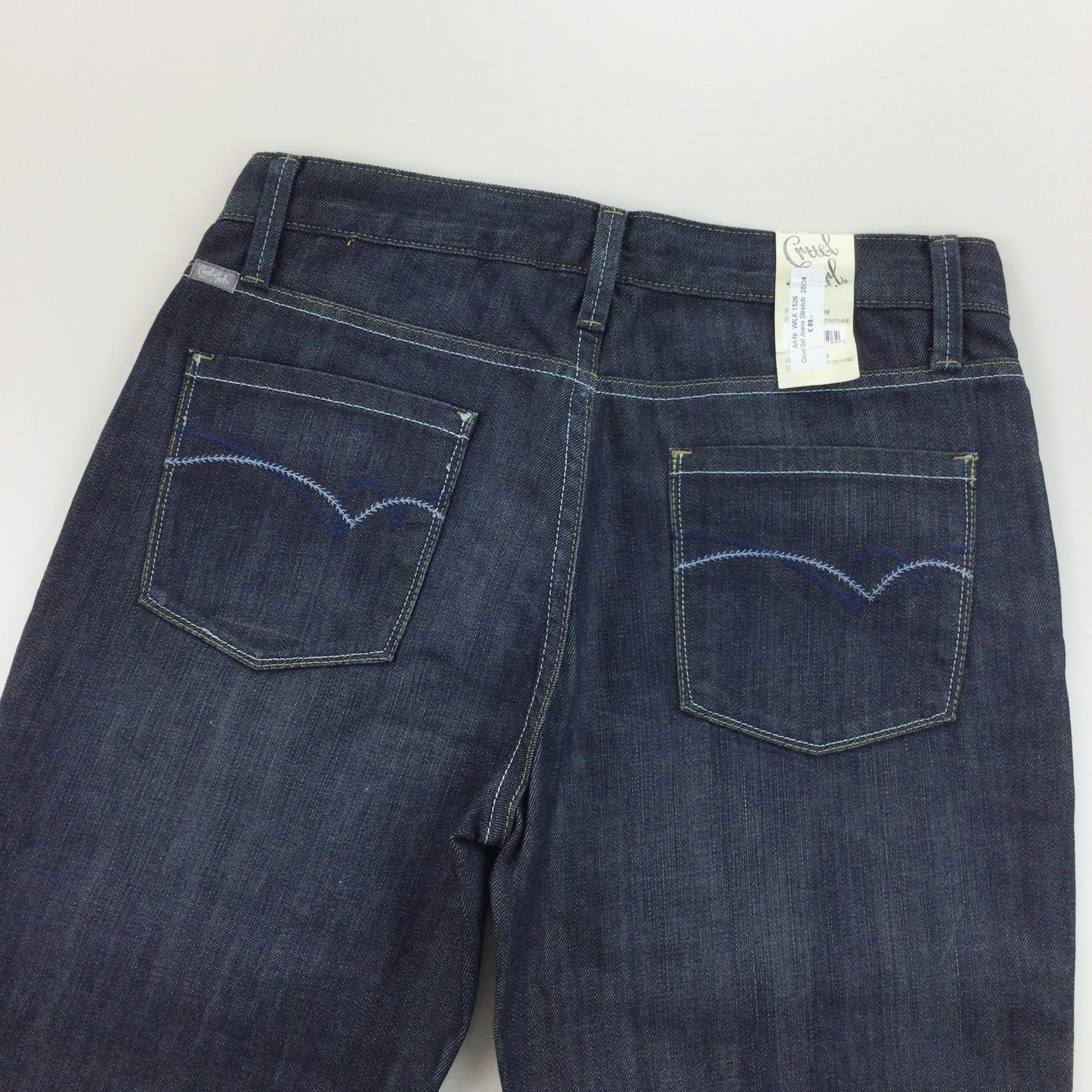 Cruel Girl Strech WILK 1526 Deadstock Jeans - W28 L34-CRUEL GIRL-olesstore-vintage-secondhand-shop-austria-österreich