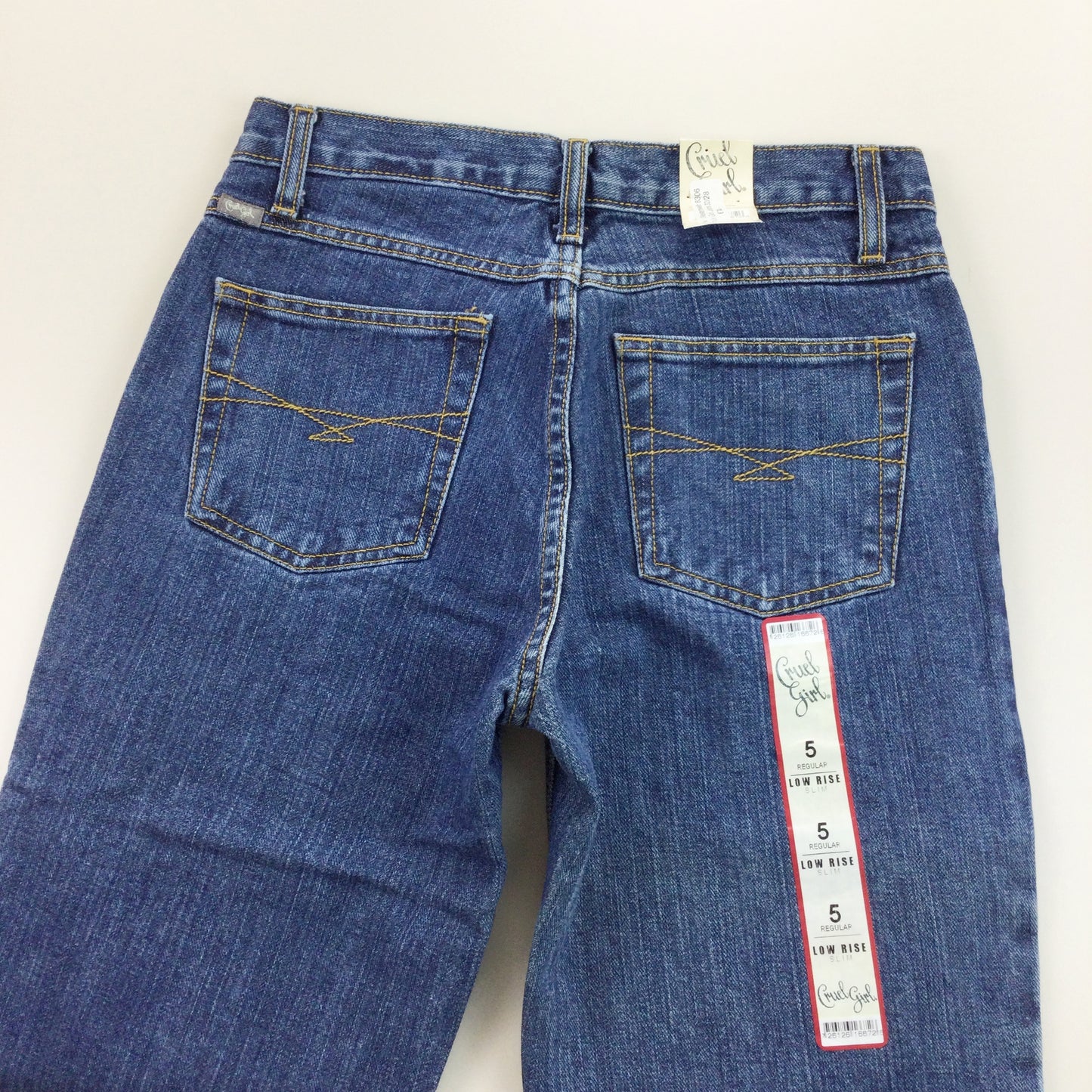 Cruel Girl Low Rise Slim Deadstock Jeans - W28 L32-CRUEL GIRL-olesstore-vintage-secondhand-shop-austria-österreich