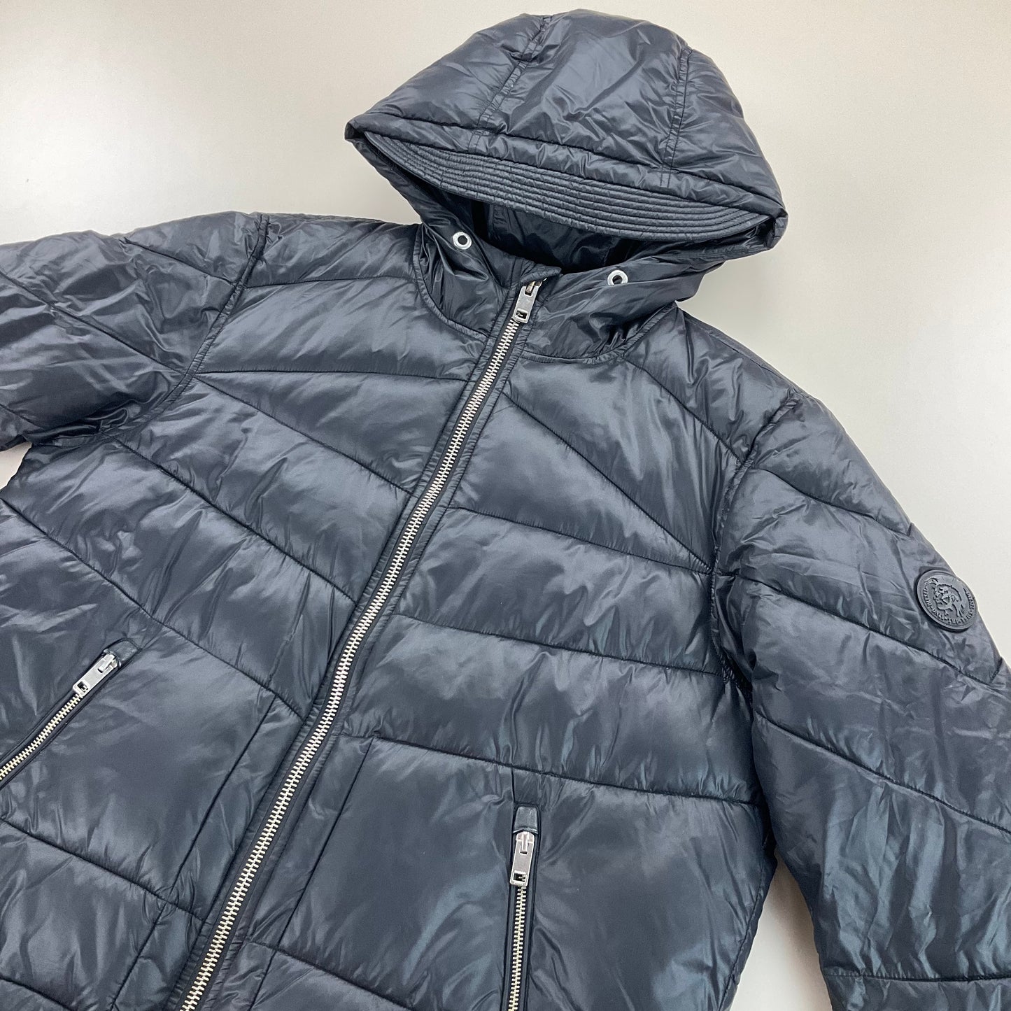 Diesel Puffer Jacket - Large-DIESEL-olesstore-vintage-secondhand-shop-austria-österreich