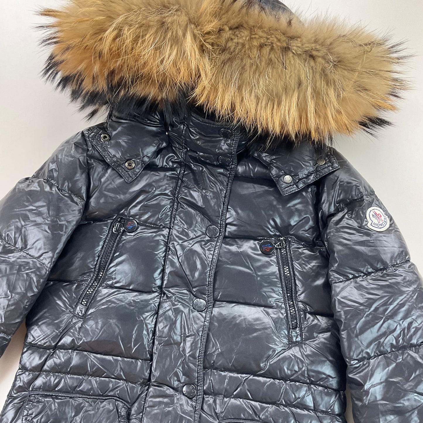 Moncler Shiny Coat - Women/S-MONCLER-olesstore-vintage-secondhand-shop-austria-österreich