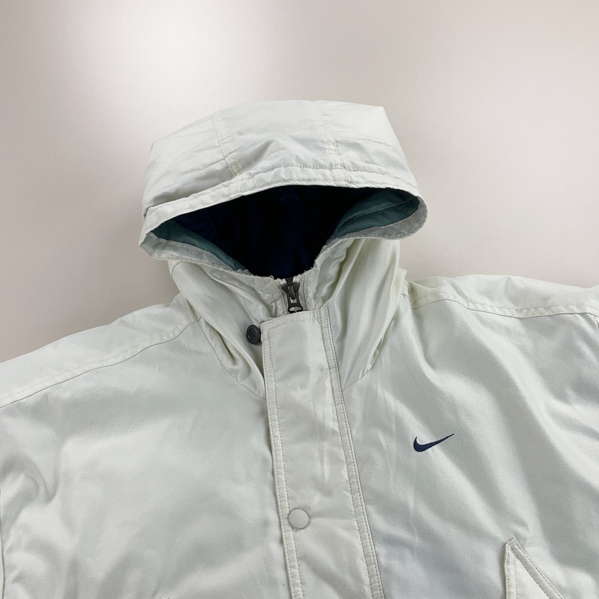 Nike Swoosh Coat - Small-NIKE-olesstore-vintage-secondhand-shop-austria-österreich