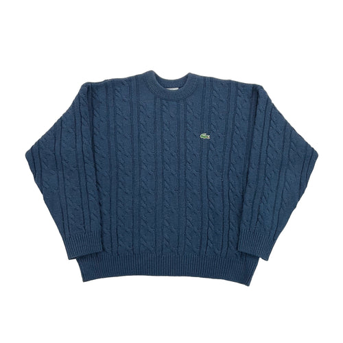 Lacoste Knit Sweatshirt - Medium-LACOSTE-olesstore-vintage-secondhand-shop-austria-österreich