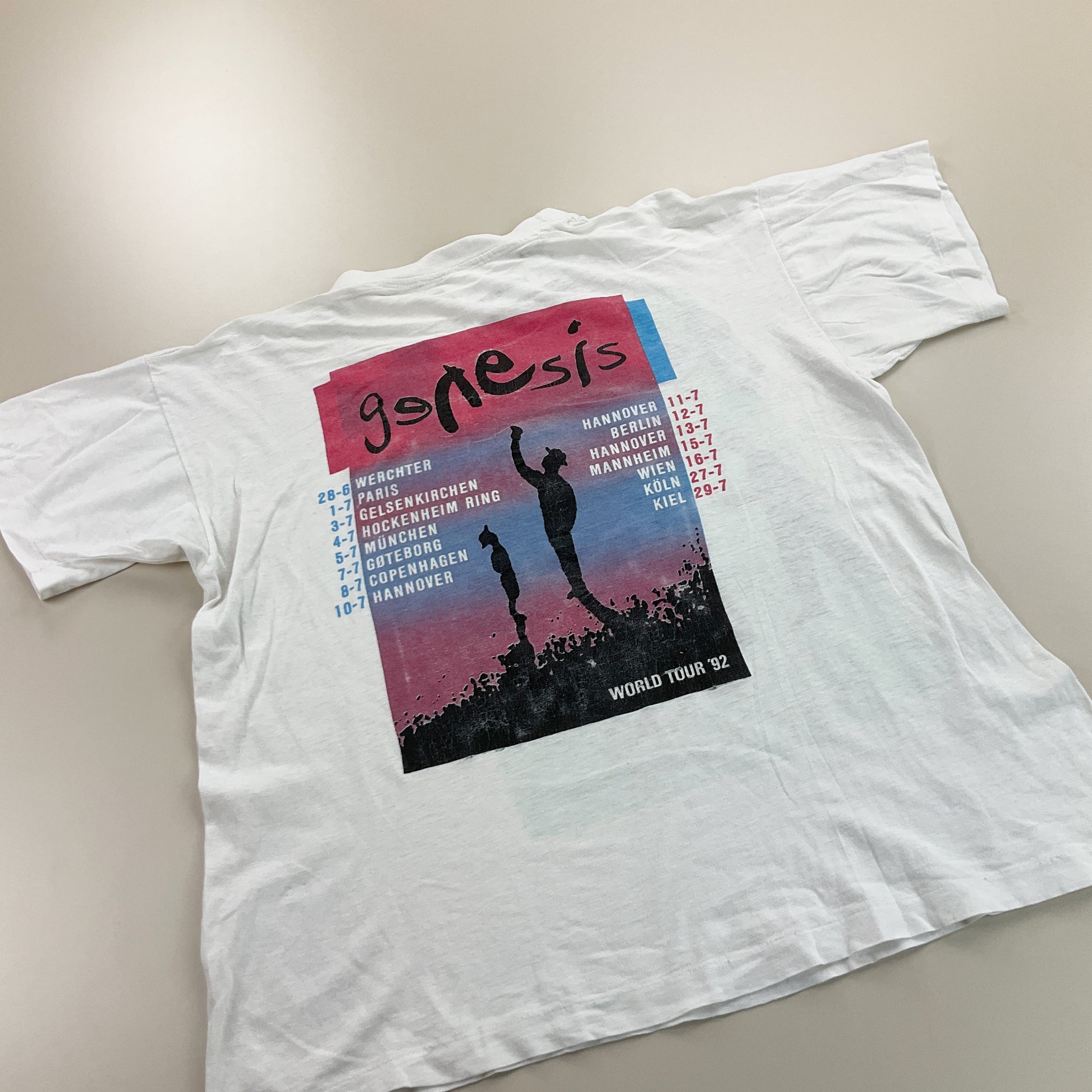 Genesis 1992 Tour T-Shirt - Medium-GENESIS-olesstore-vintage-secondhand-shop-austria-österreich