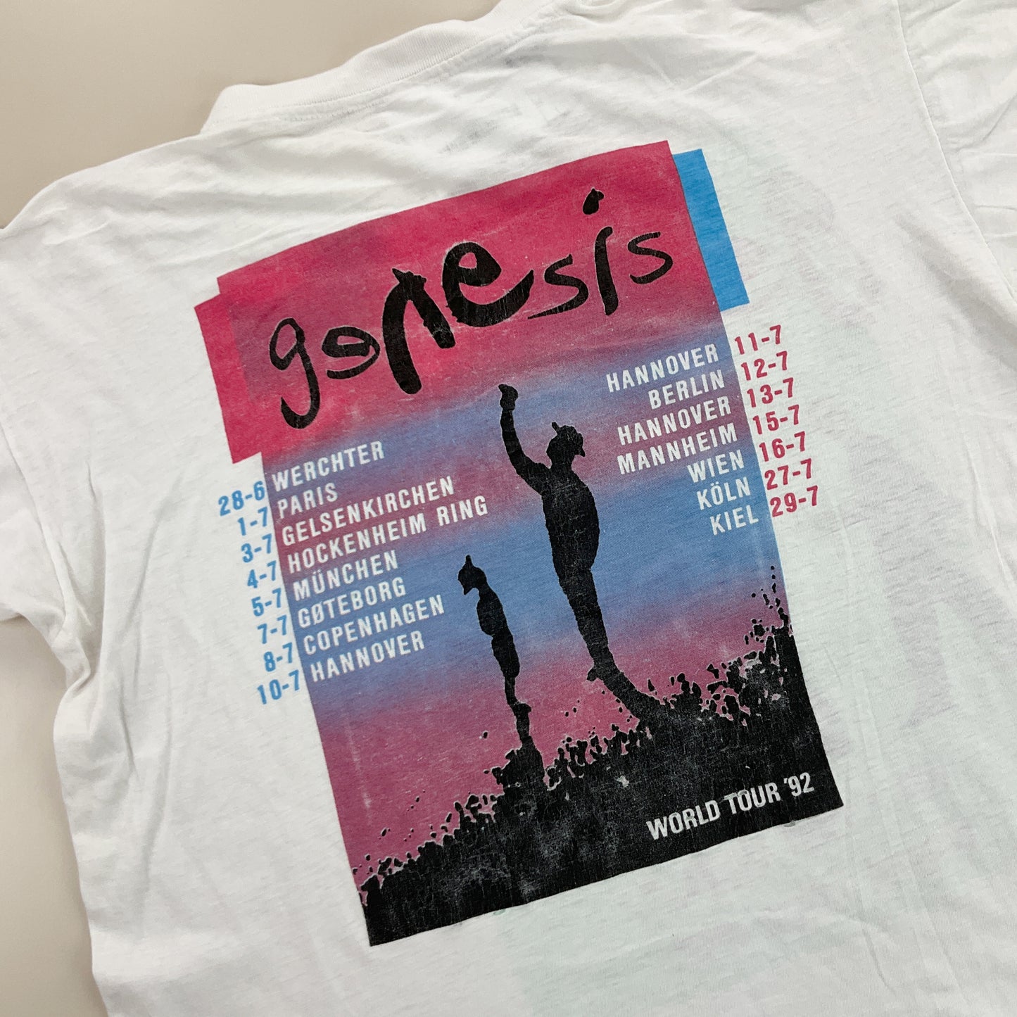 Genesis 1992 Tour T-Shirt - Medium-GENESIS-olesstore-vintage-secondhand-shop-austria-österreich