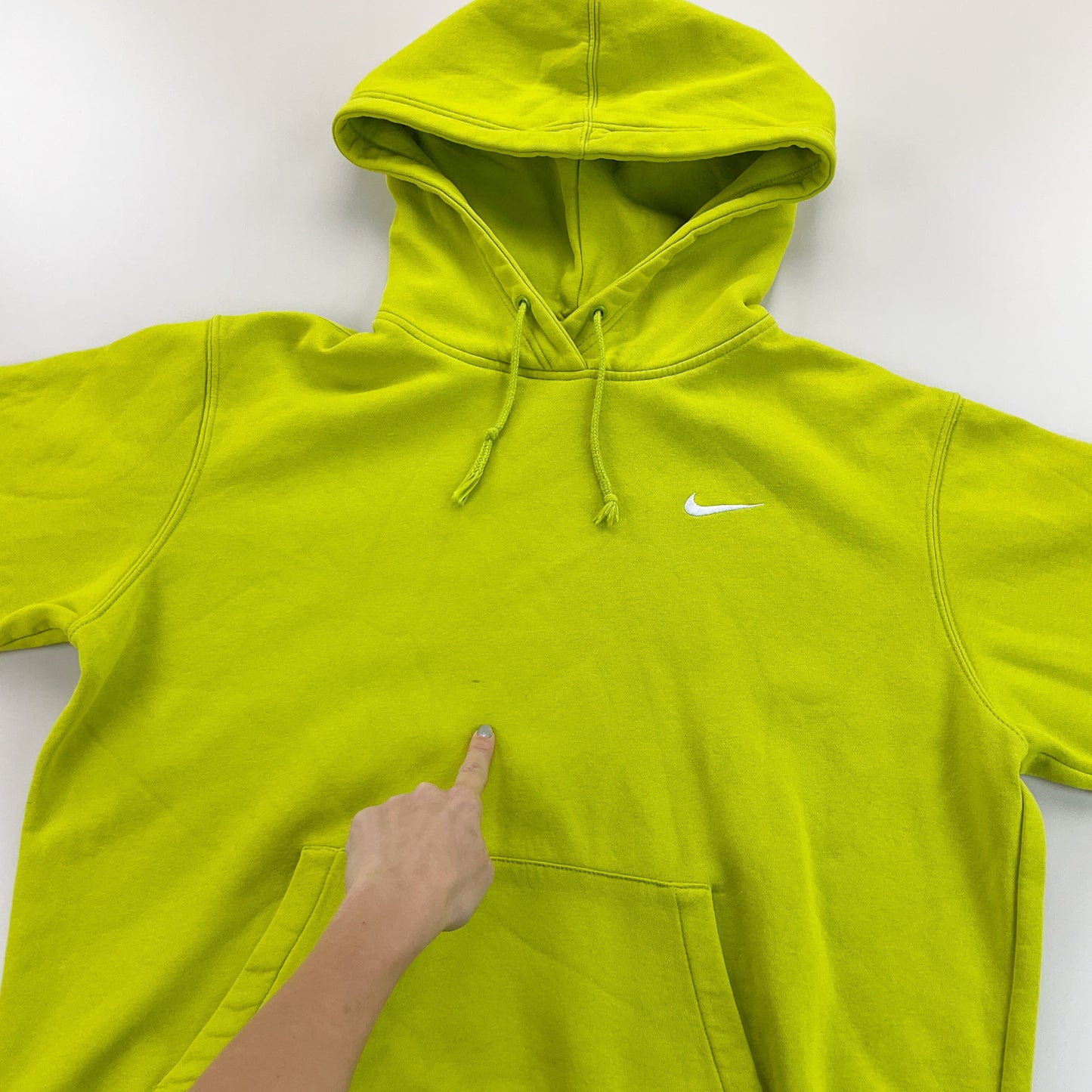 Nike Swoosh Hoodie - Large-NIKE-olesstore-vintage-secondhand-shop-austria-österreich