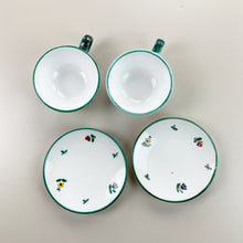 Load image into Gallery viewer, Gmundner Keramik Teetasse + Untersetzer Set Ø11,2 cm-Gmundner Keramik-olesstore-vintage-secondhand-shop-austria-österreich