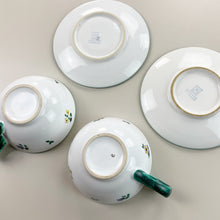 Load image into Gallery viewer, Gmundner Keramik Teetasse + Untersetzer Set Ø11,2 cm-Gmundner Keramik-olesstore-vintage-secondhand-shop-austria-österreich