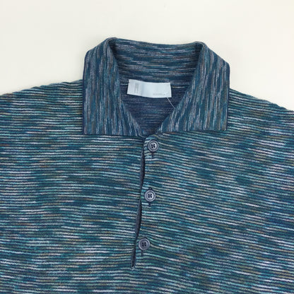 Missoni Polo Sweatshirt - XL-MISSONI-olesstore-vintage-secondhand-shop-austria-österreich