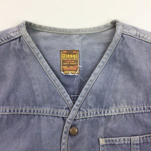 Diesel Denim Vest - Small-DIESEL-olesstore-vintage-secondhand-shop-austria-österreich