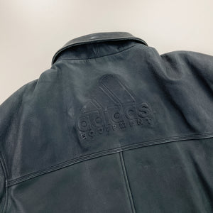 Adidas Equipment 90s Leather Jacket - XL-ADIDAS-olesstore-vintage-secondhand-shop-austria-österreich