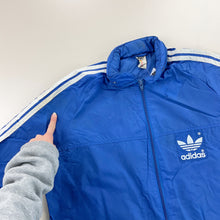 Load image into Gallery viewer, Adidas Windbreaker 80s Jacket - XL-ADIDAS-olesstore-vintage-secondhand-shop-austria-österreich