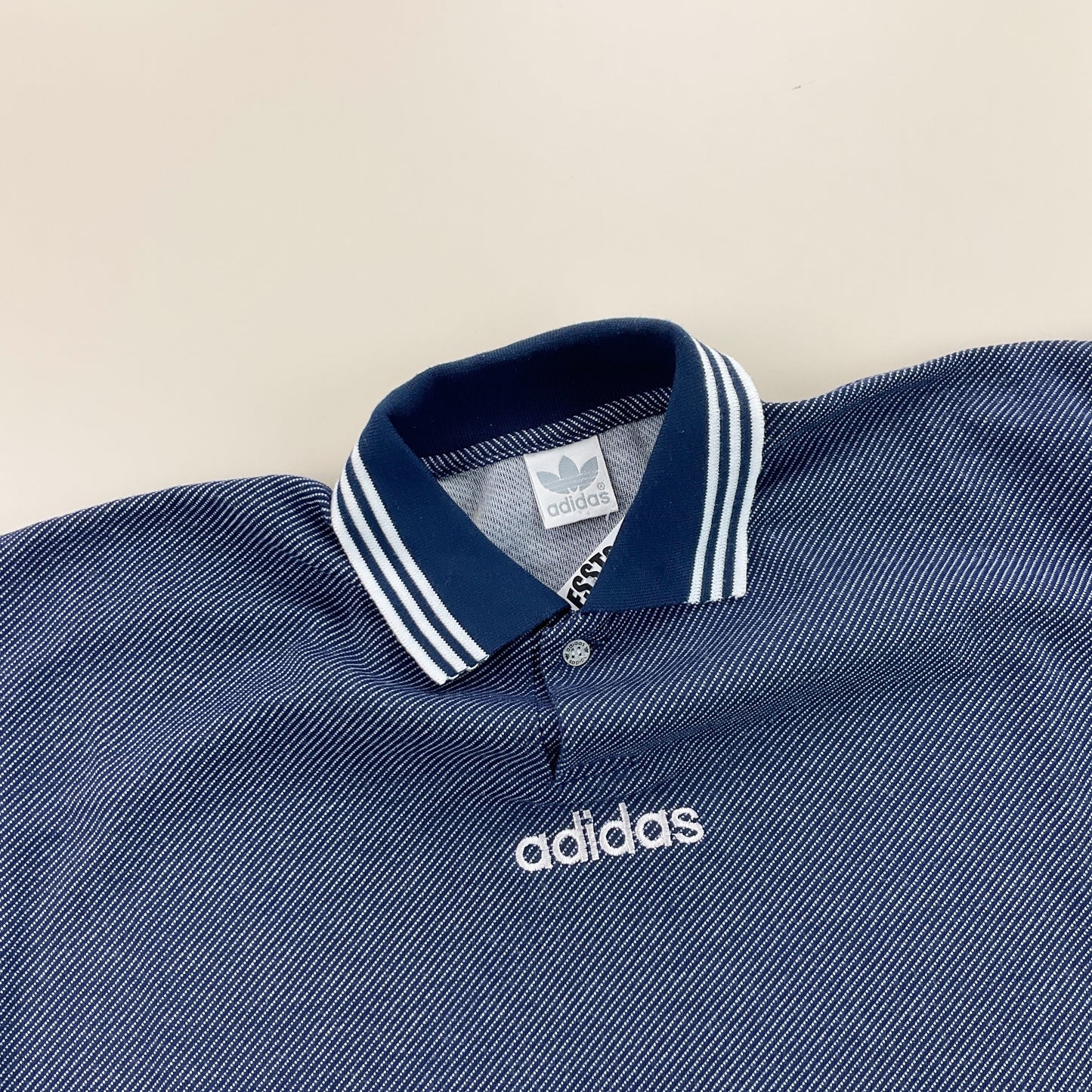 Adidas 90s Polo Shirt - XXL-ADIDAS-olesstore-vintage-secondhand-shop-austria-österreich