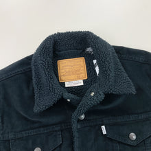 Load image into Gallery viewer, Levi&#39;s Denim Sherpa Cord Jacket - Medium-LEVI&#39;S-olesstore-vintage-secondhand-shop-austria-österreich