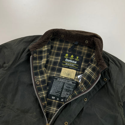 Barbour Beaufort Wax Jacket - C46/117cm-BARBOUR-olesstore-vintage-secondhand-shop-austria-österreich