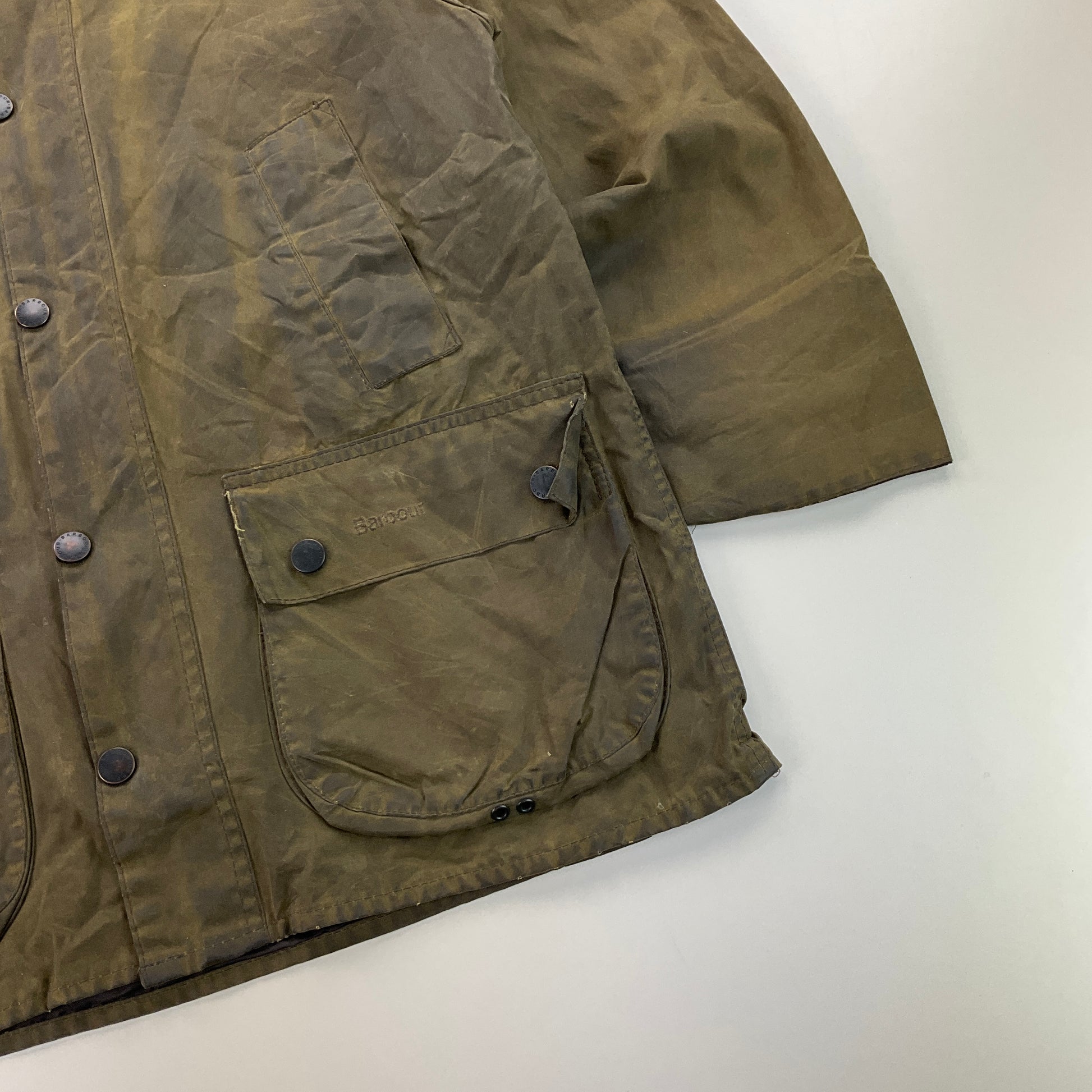 Barbour A835 Classic Bedale Wax Jacket - C38/97cm-BARBOUR-olesstore-vintage-secondhand-shop-austria-österreich