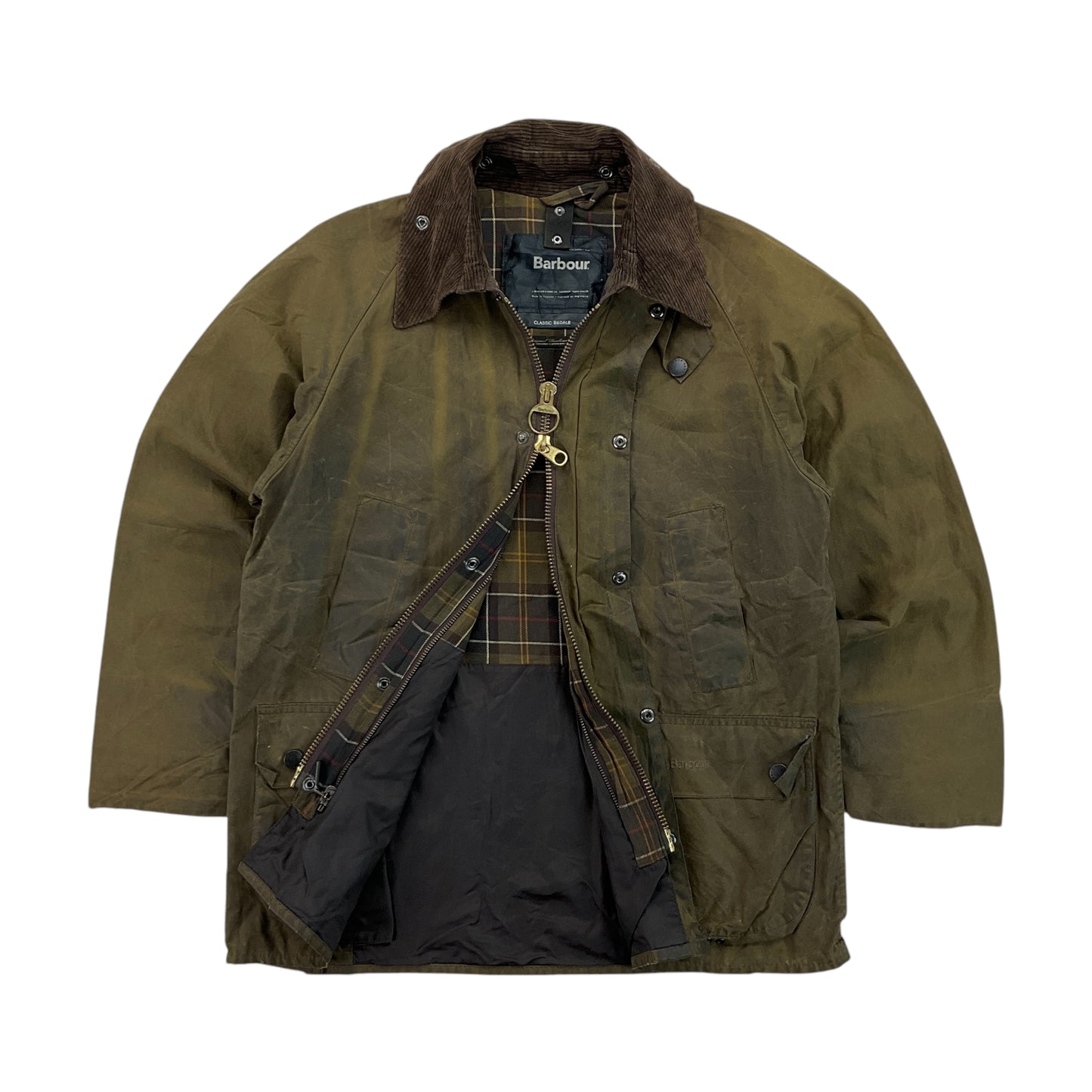 Barbour A835 Classic Bedale Wax Jacket - C38/97cm-BARBOUR-olesstore-vintage-secondhand-shop-austria-österreich