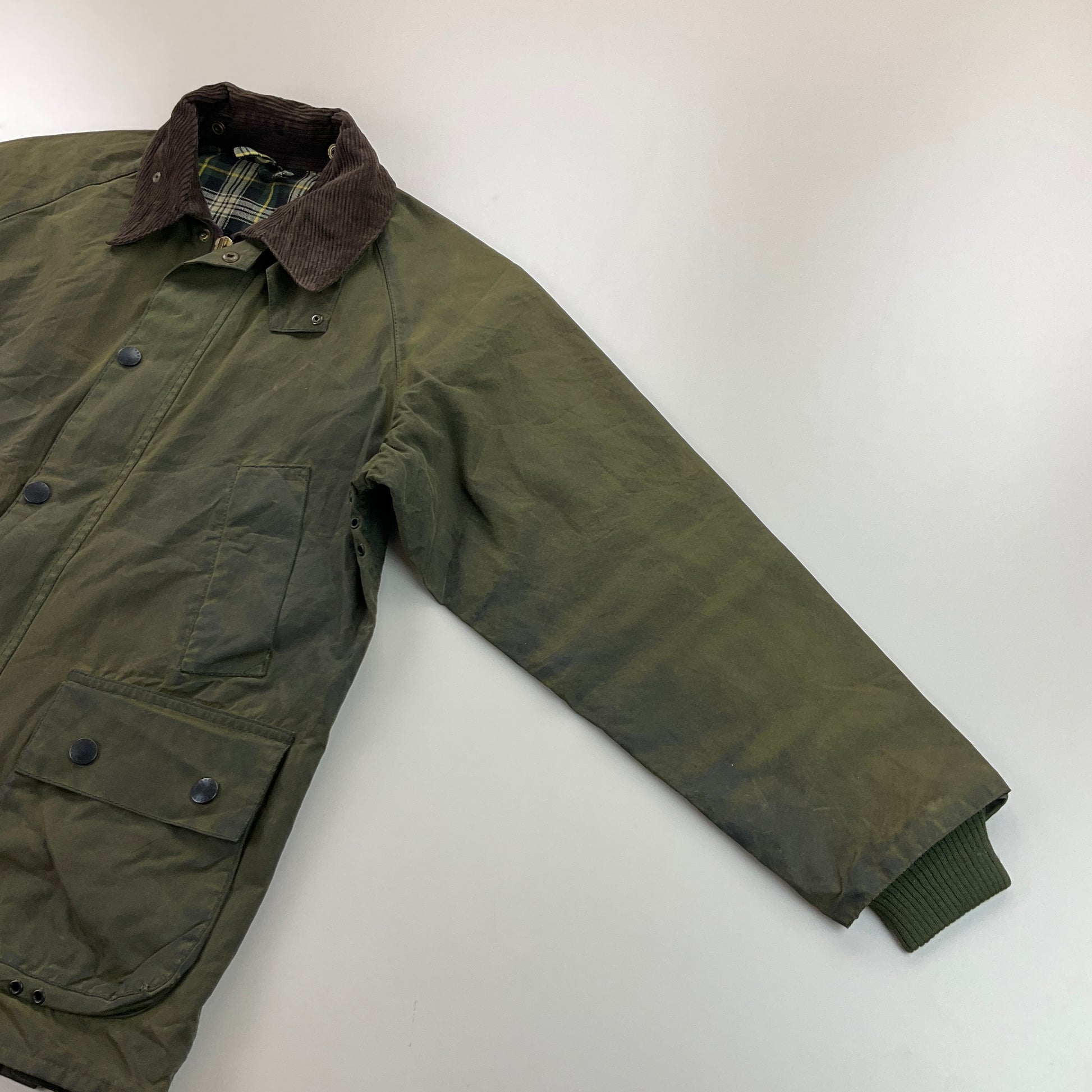 Barbour A100 Bedale Wax Jacket - C36/91cm-BARBOUR-olesstore-vintage-secondhand-shop-austria-österreich