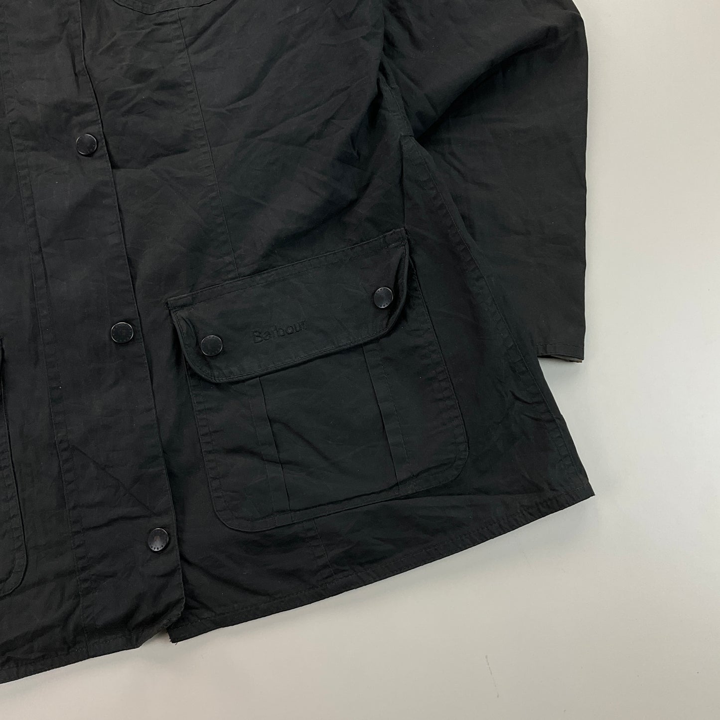 Barbour L174 Flyweight Wax Utility Jacket - Women/40-BARBOUR-olesstore-vintage-secondhand-shop-austria-österreich