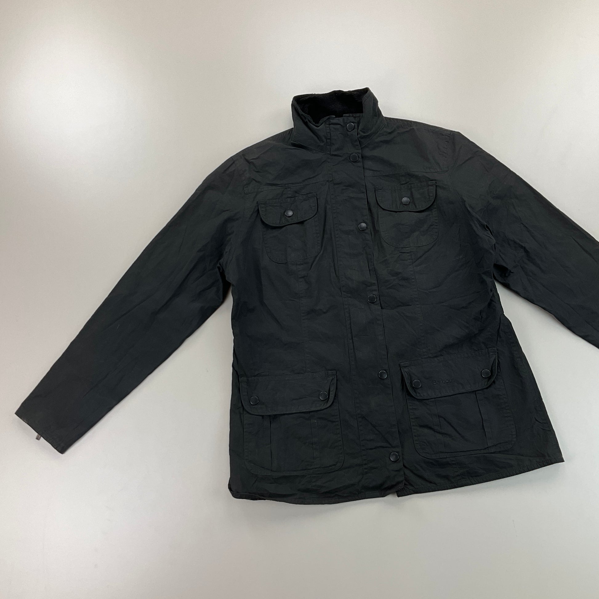 Barbour L174 Flyweight Wax Utility Jacket - Women/40-BARBOUR-olesstore-vintage-secondhand-shop-austria-österreich