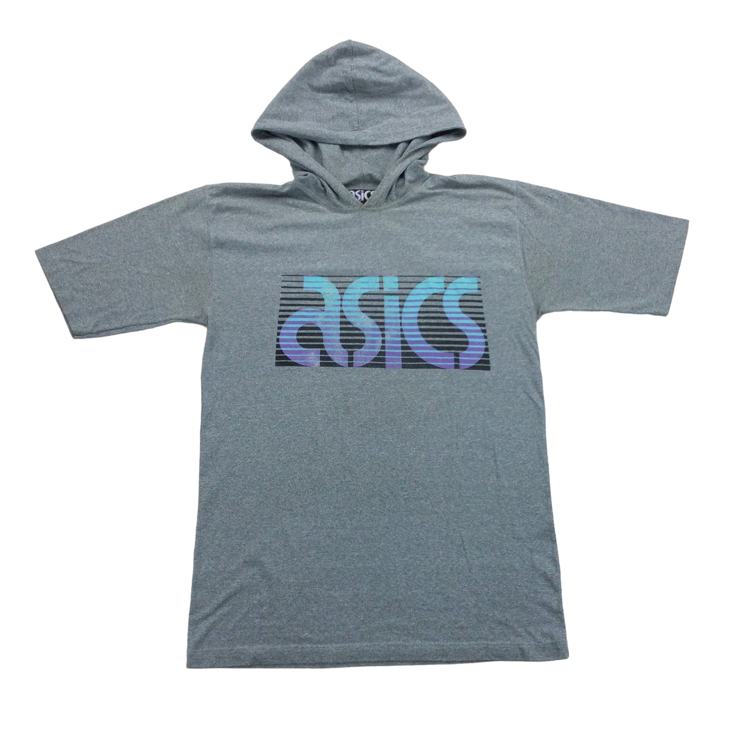 Asics 90s Hooded T-Shirt - XL-ASICS-olesstore-vintage-secondhand-shop-austria-österreich