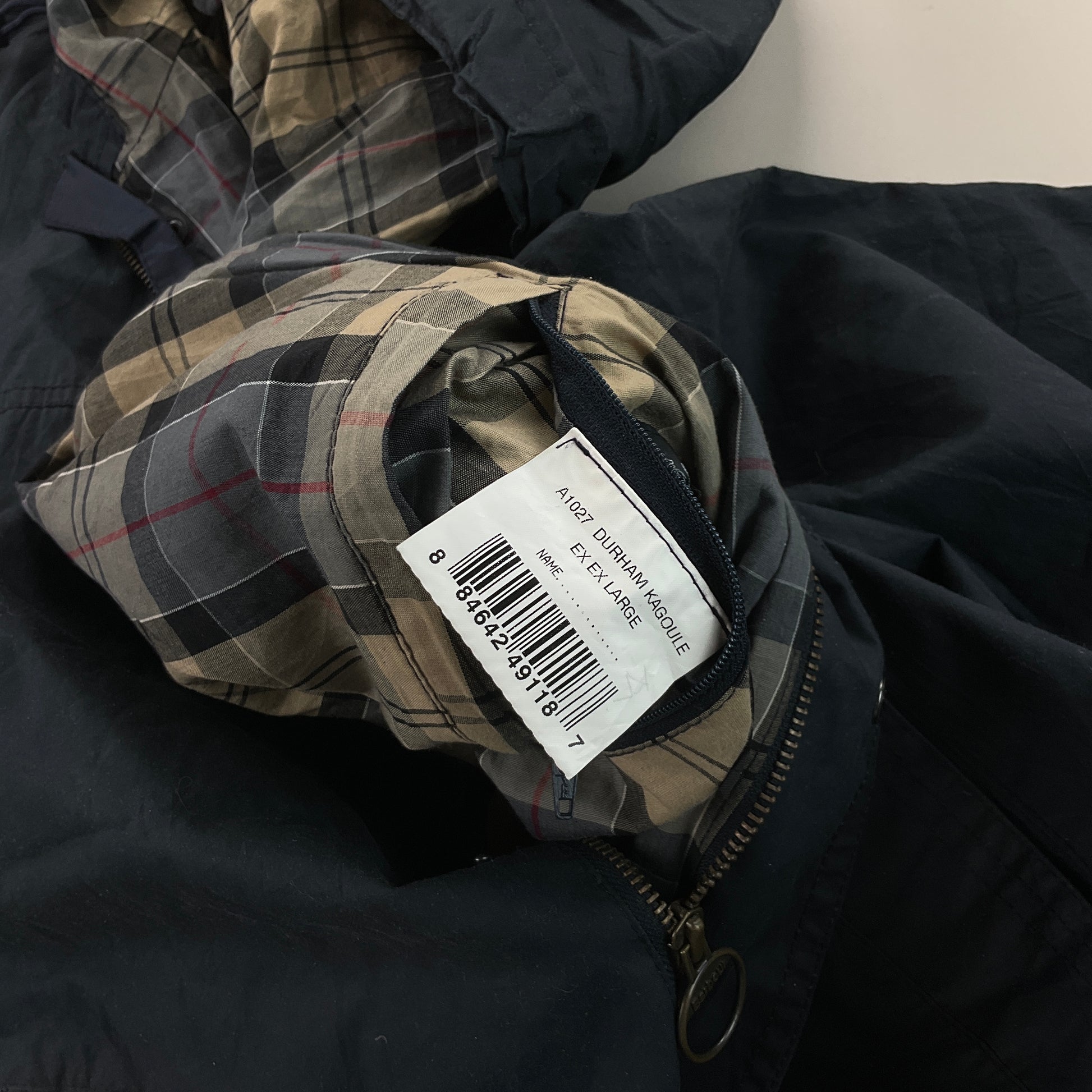 Barbour A1027 Durham Kagoule Jacket - XXL-BARBOUR-olesstore-vintage-secondhand-shop-austria-österreich