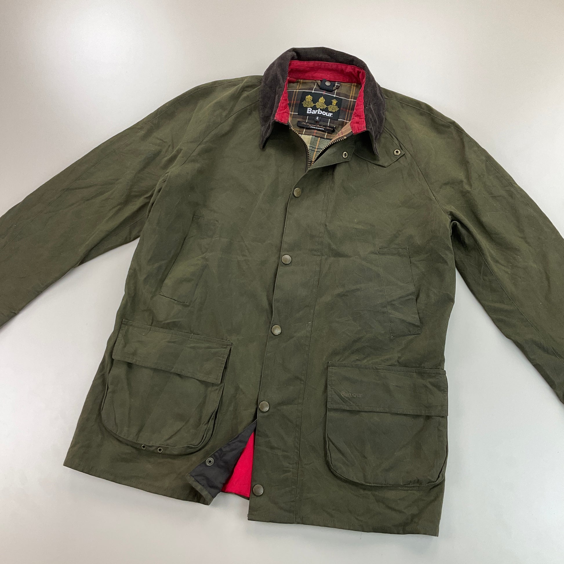 Barbour 1002387 Wax Jacket - XL-BARBOUR-olesstore-vintage-secondhand-shop-austria-österreich