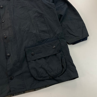 Barbour A196 Beaufort Wax Jacket - C46/117cm-BARBOUR-olesstore-vintage-secondhand-shop-austria-österreich