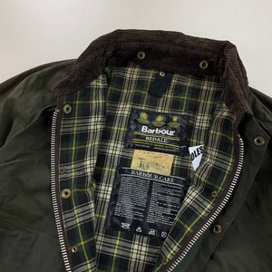 Barbour A100 Bedale Wax Jacket - C44/112cm-BARBOUR-olesstore-vintage-secondhand-shop-austria-österreich