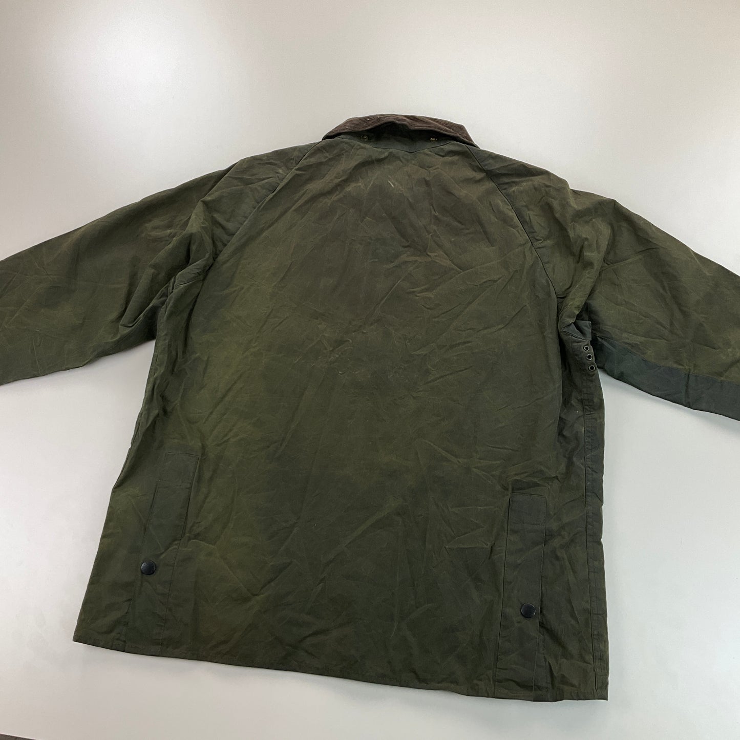 Barbour A100 Bedale Wax Jacket - C44/112cm-BARBOUR-olesstore-vintage-secondhand-shop-austria-österreich