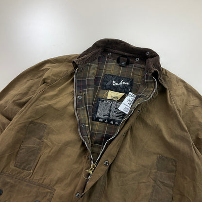 Barbour A830 Classic Beaufort Wax Jacket - C48/122cm-BARBOUR-olesstore-vintage-secondhand-shop-austria-österreich