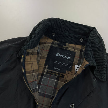 Barbour A196 Beaufort Wax Jacket - C48/122cm-BARBOUR-olesstore-vintage-secondhand-shop-austria-österreich