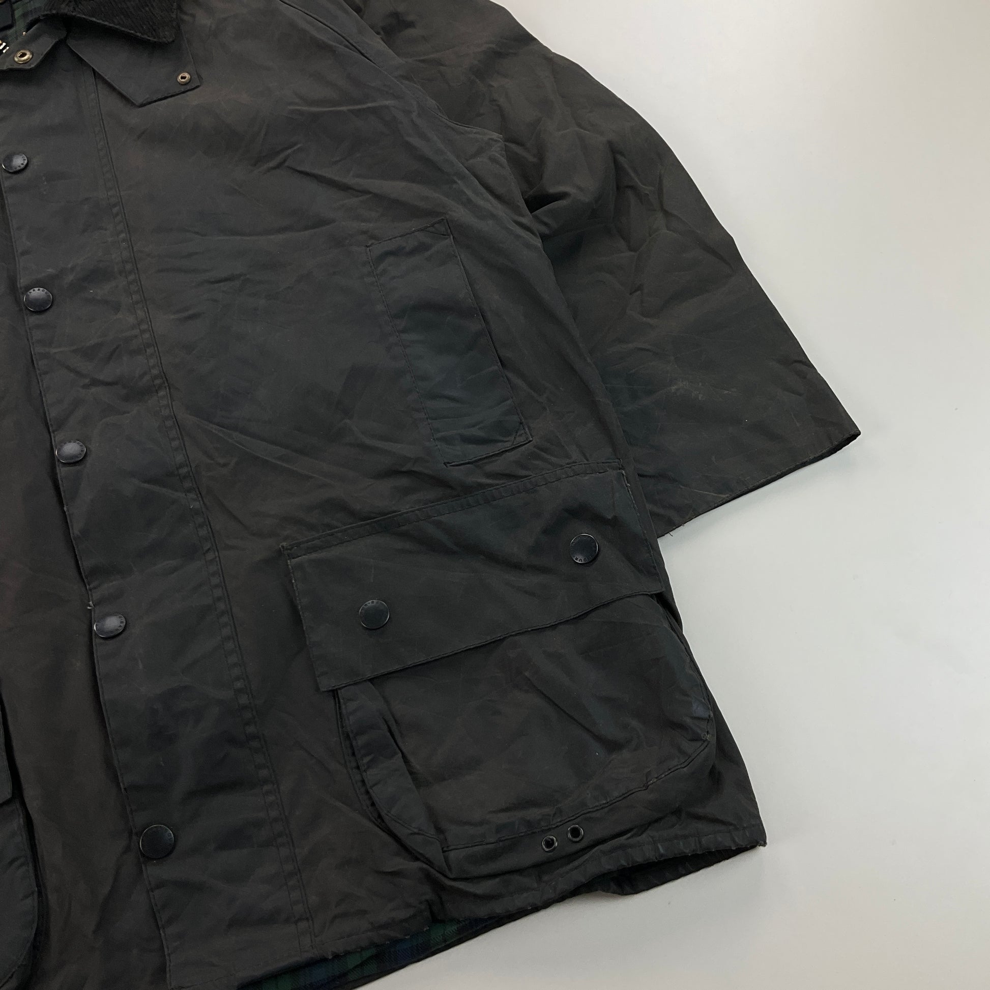 Barbour A145 Beaufort Wax Jacket - C42/107cm-BARBOUR-olesstore-vintage-secondhand-shop-austria-österreich