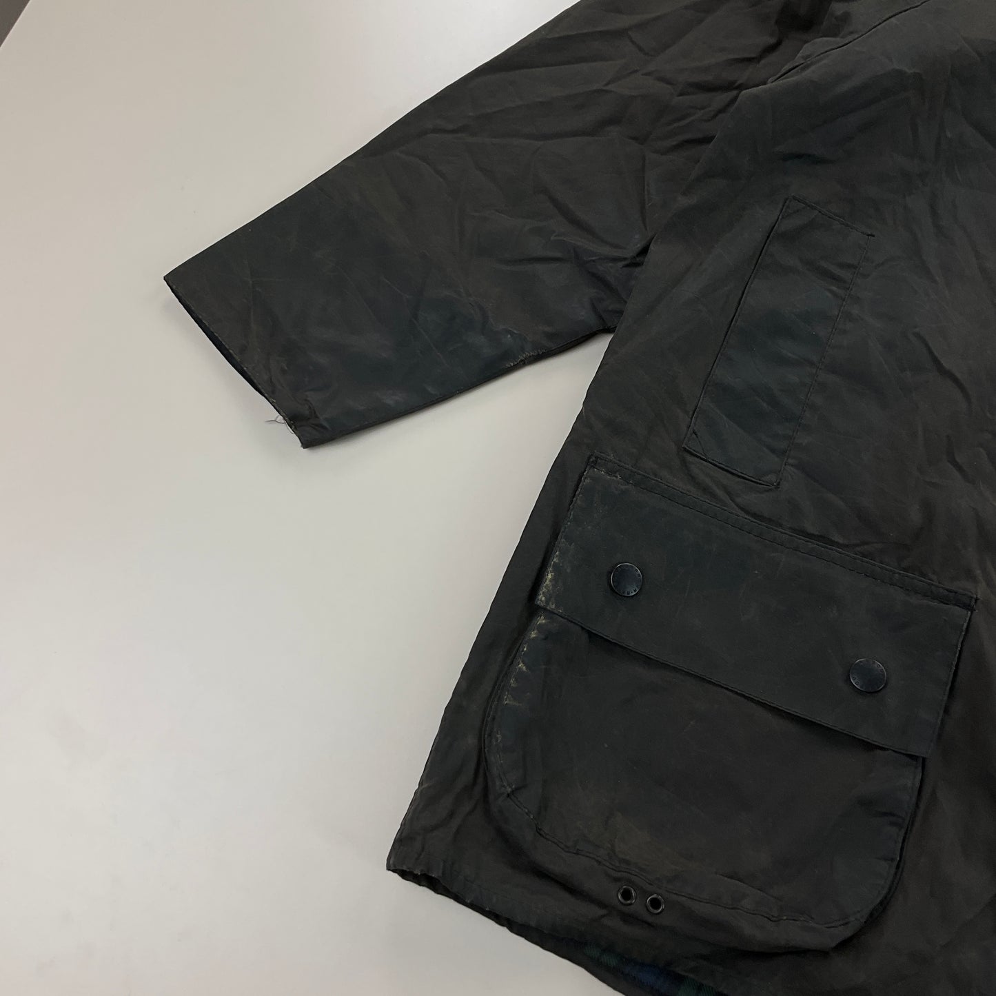 Barbour A145 Beaufort Wax Jacket - C42/107cm-BARBOUR-olesstore-vintage-secondhand-shop-austria-österreich