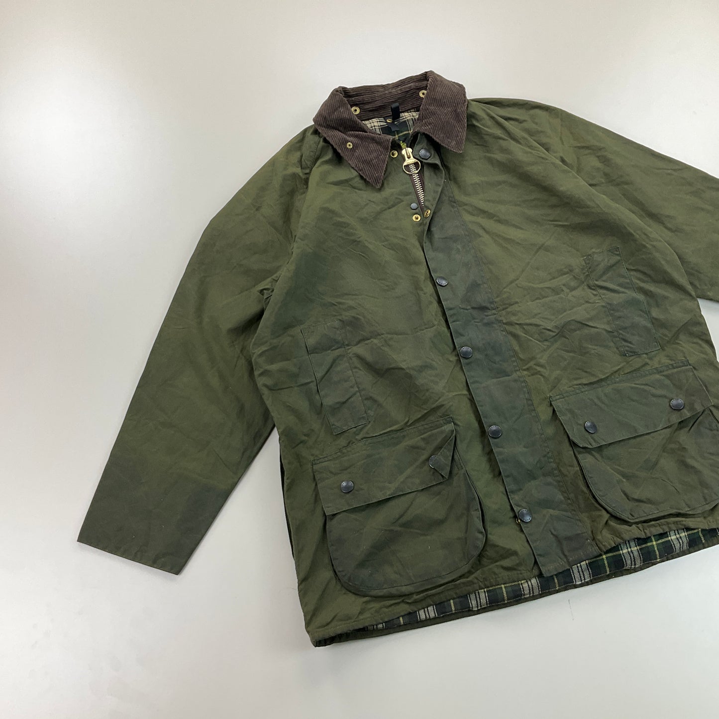 Barbour A150 Beaufort Wax Jacket - C44/112cm-BARBOUR-olesstore-vintage-secondhand-shop-austria-österreich