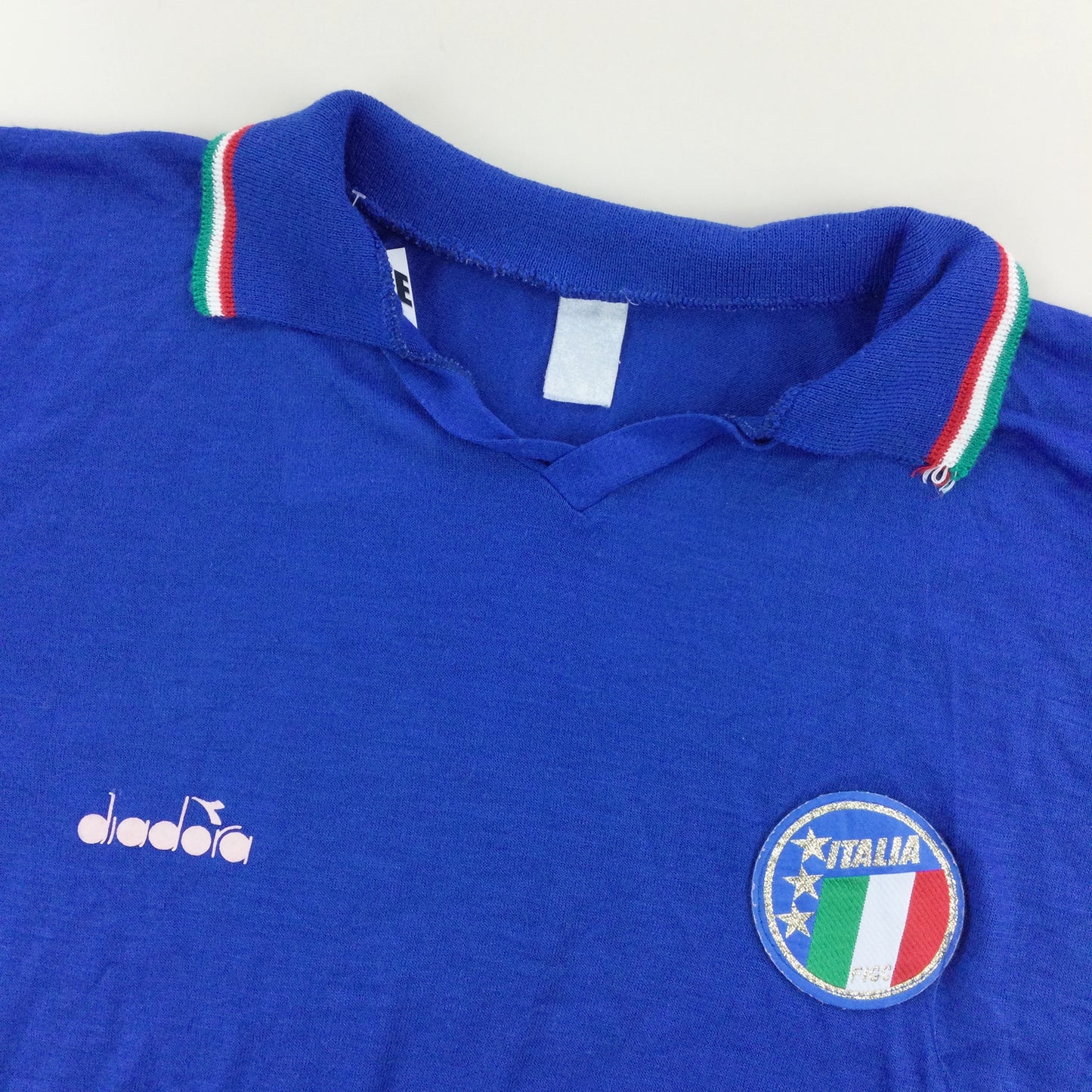 Diadora x Italia 80s Polo Shirt - Medium-DIADORA-olesstore-vintage-secondhand-shop-austria-österreich