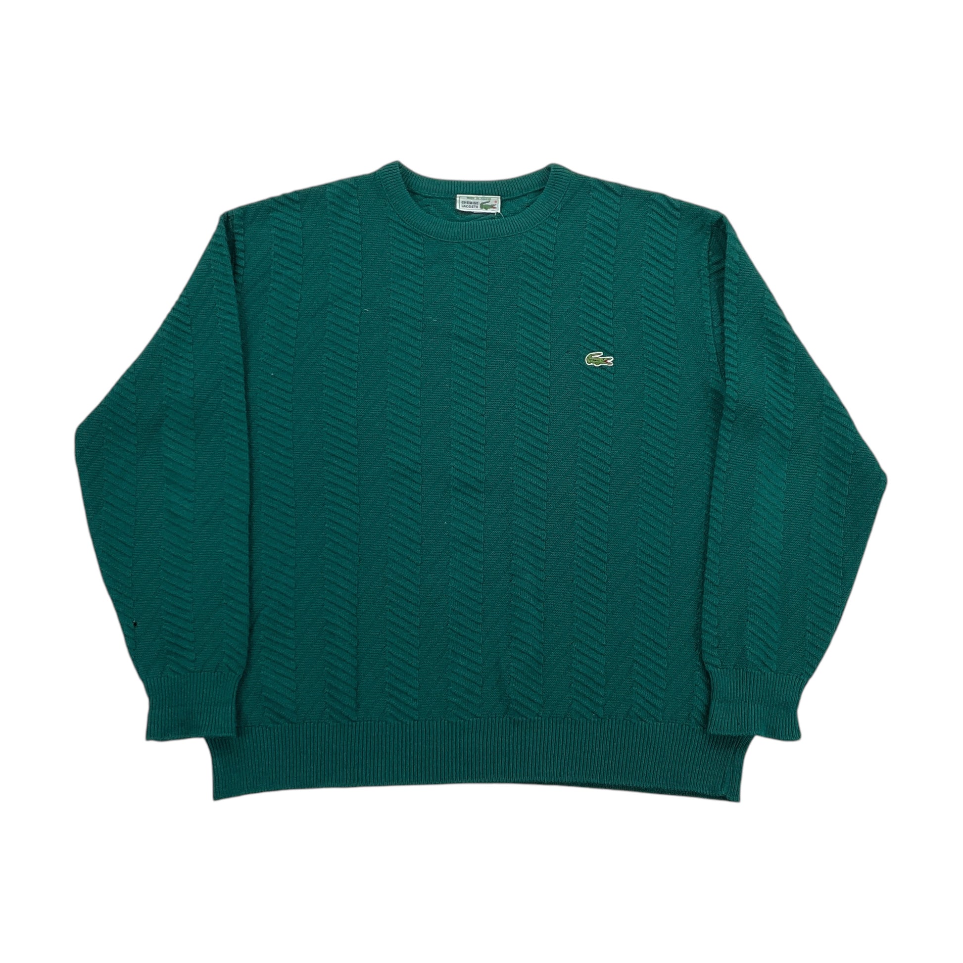 Lacoste Knit Sweatshirt - XL-LACOSTE-olesstore-vintage-secondhand-shop-austria-österreich