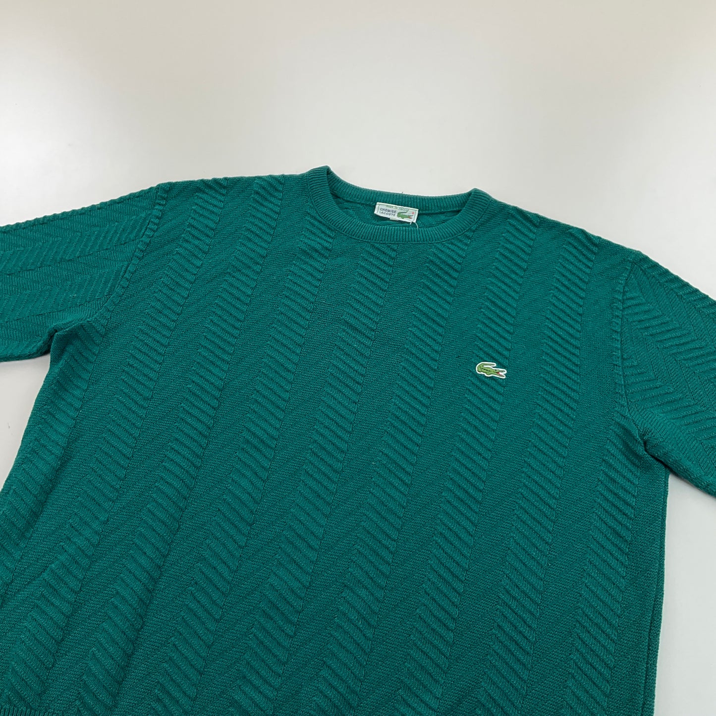 Lacoste Knit Sweatshirt - XL-LACOSTE-olesstore-vintage-secondhand-shop-austria-österreich