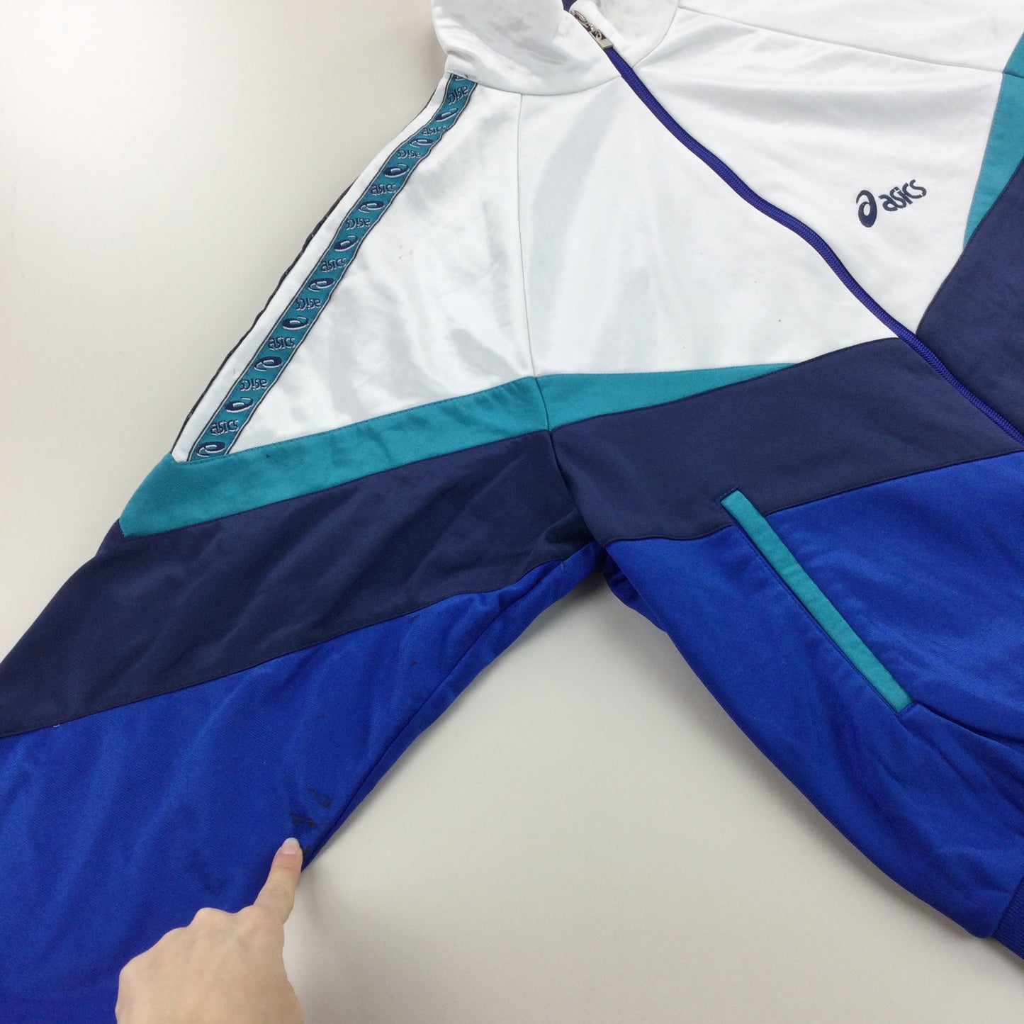 Asics 90s Sport Tracksuit - Large-ASICS-olesstore-vintage-secondhand-shop-austria-österreich