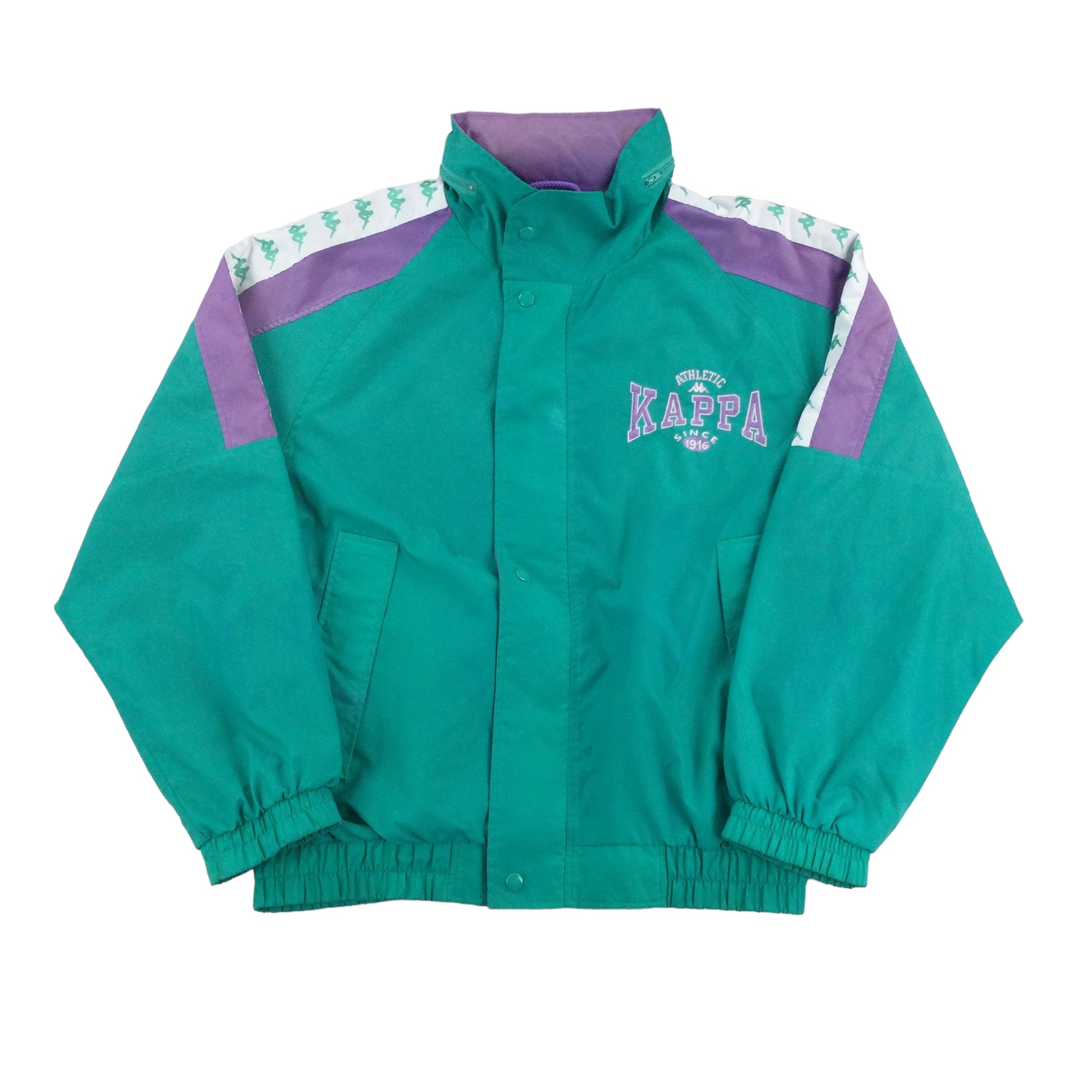 Kappa 90s Windbreaker Jacket - Medium-KAPPA-olesstore-vintage-secondhand-shop-austria-österreich